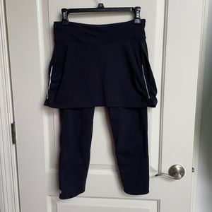 2 pair Athleta Contender Capris 2 in 1.